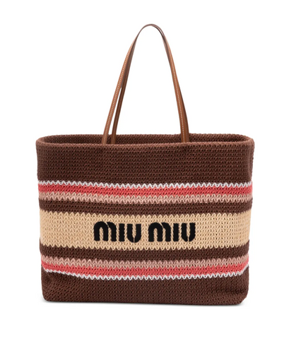Miu Miu Crochet Tote Bag
