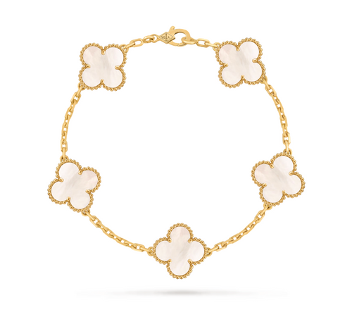 Vintage Alhambra bracelet, 5 motifs