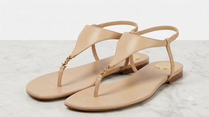 Saint Laurent Cassandra leather sandals
