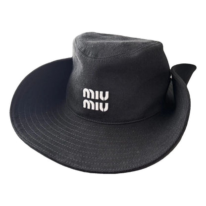 Miu Miu Blue Denim Bucket Hat