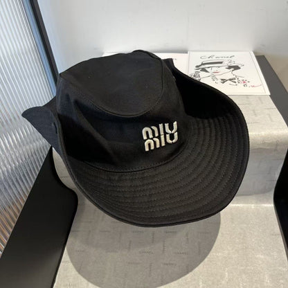 Miu Miu Blue Denim Bucket Hat