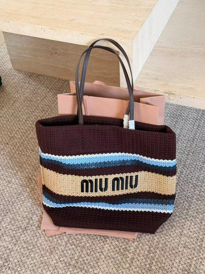 Miu Miu Crochet Tote Bag