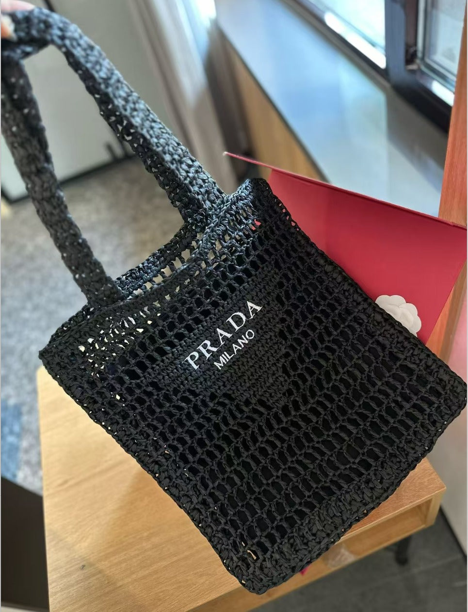 Raffia Tote Bag