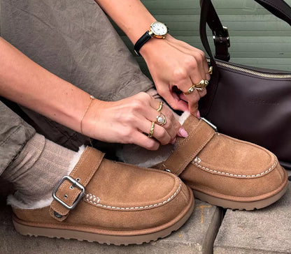 Goldenstar Evelina Clogs  Chestnut
