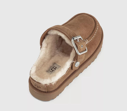 Goldenstar Evelina Clogs  Chestnut